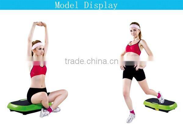 White Color Rubber Mat Whole Body Vibration Machine As Seen On Tv