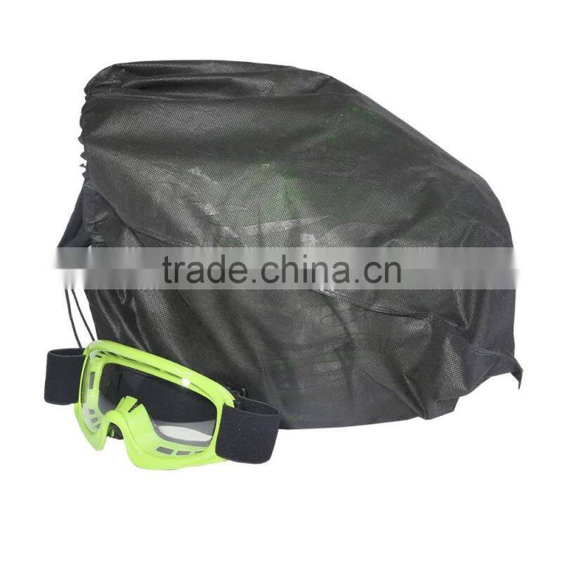 Youth Green Silver Flame Dirt Bike ATV Motocross Offroad Helmet MX+Goggles S/M/L