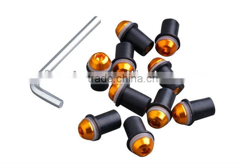 For Honda CBR600RR Gold Windscreen Windshield Bolts Screws Kit