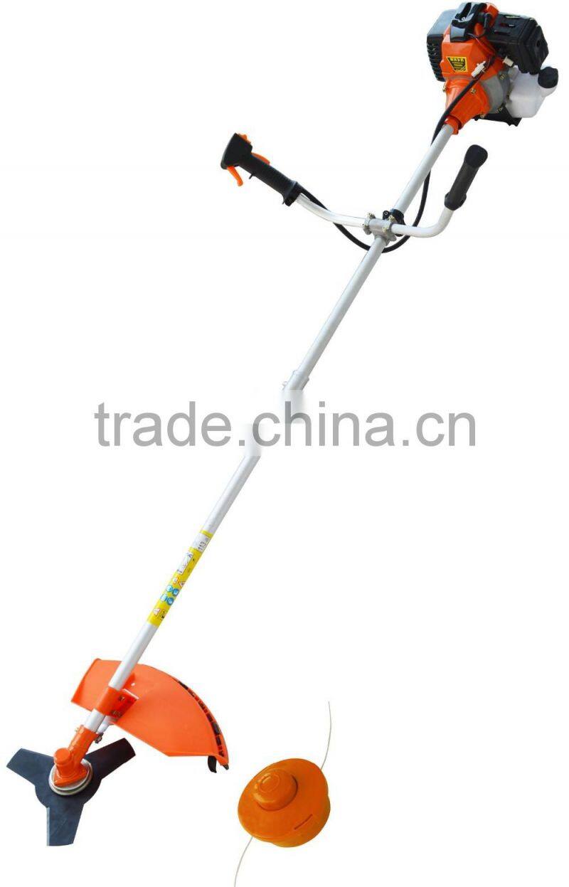 2 in 1 brush cutter,fuel grass cutter with 3T blade and nylon cutter,,garden tools from factory