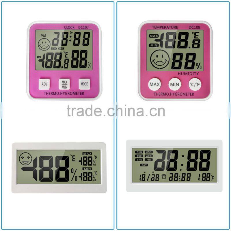 muti-function digital indoor thermometer and timer
