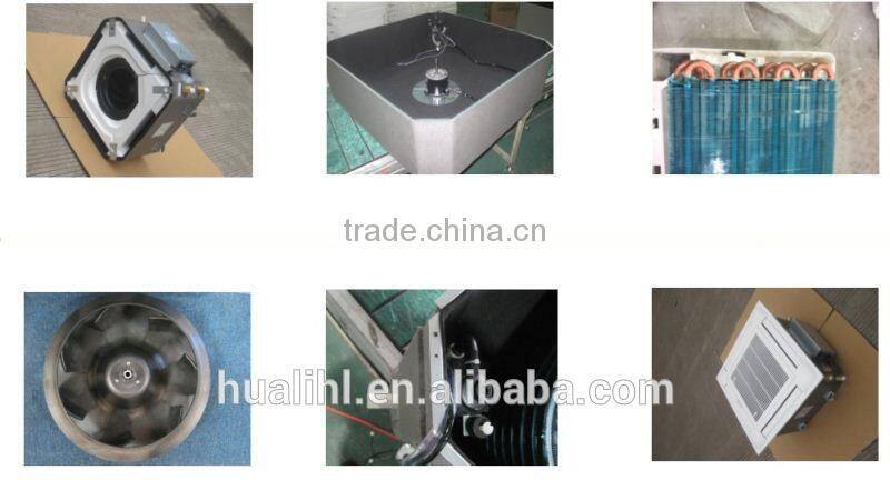 Air conditioner chilled water cassttes type fan coil units with CE certificated