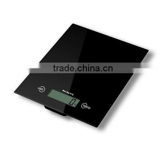 Glass type Digital kitchen balance 5kg