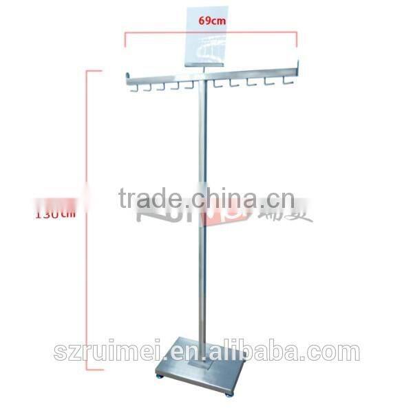 Metal Display Standing 2 Way Clothing Rack