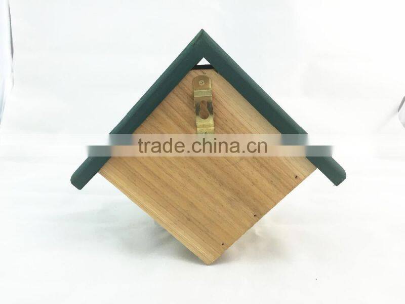 Simple small wooden bird's nest,FSC wood bird house
