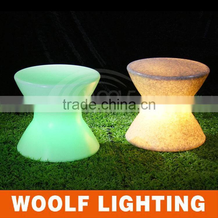 Cute Waterproof Indoor and Outdoor used LED Round Table Furniture