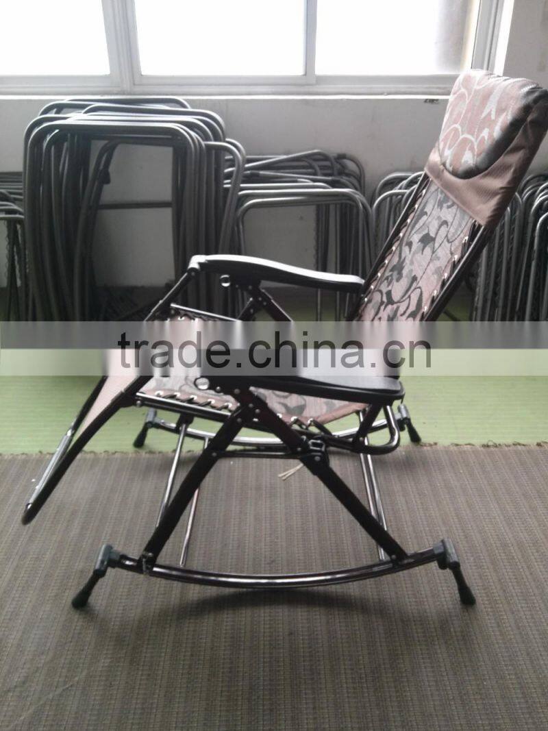 High back modern adjustable rattan chair for outdoor