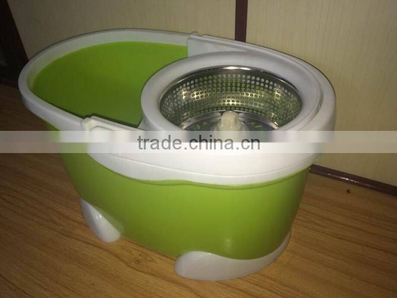 vivinature portable 360 magic spin mop with two wheels