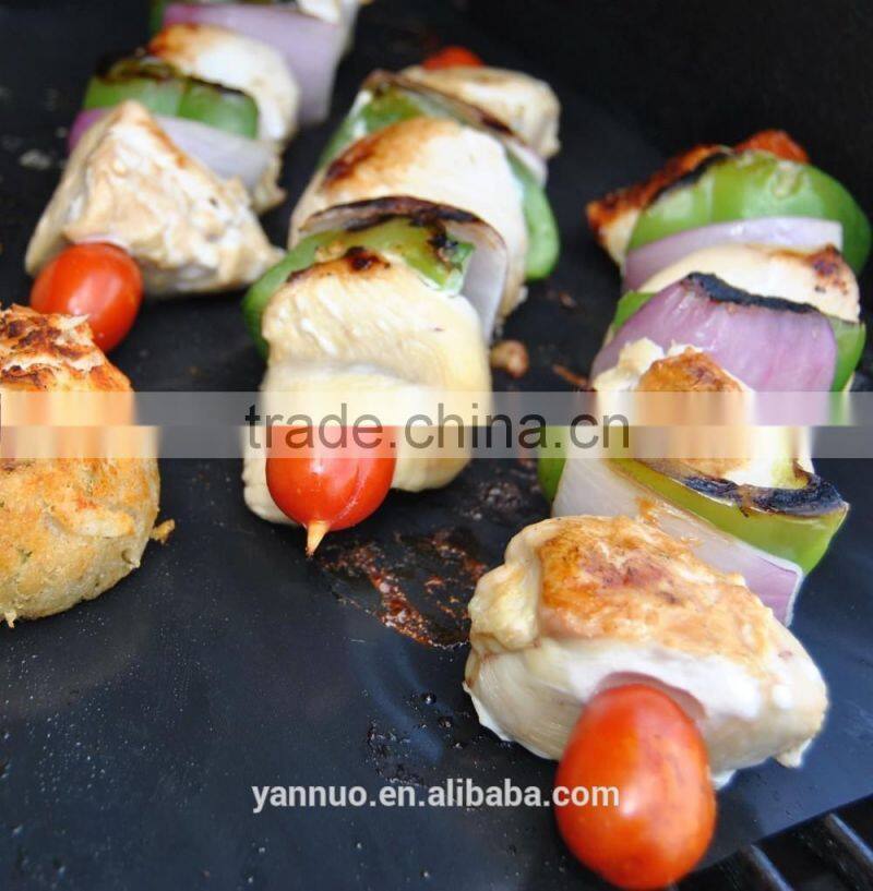 Teflon BBQ Grill Mat, Non-Stick Barbecue Pad Copper Chef