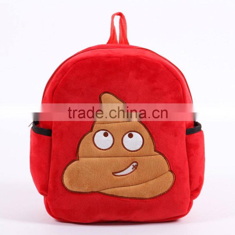 2016 New Design Emoji Plush For School backpack