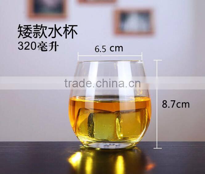 Unbreakable Wine Glasses Stemless Ultra-Thin - Standard 16oz size,Dishwasher Safe- 100% Clear