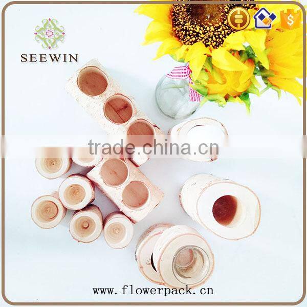 Natural birch candle holder romantic will choose