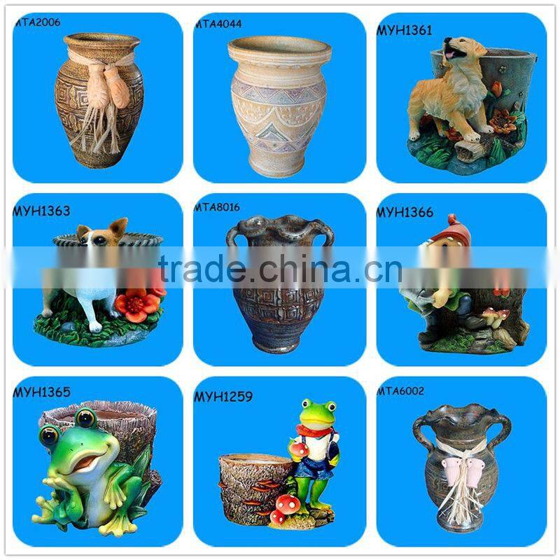 Vintage handpainted pottery decorative Vase