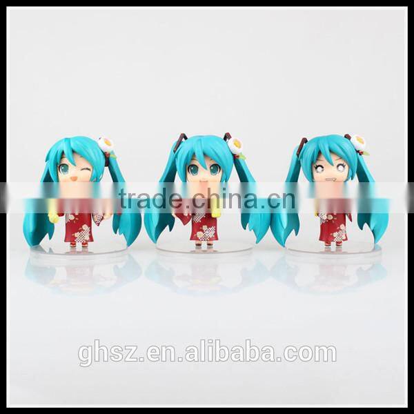 Wholesale factory price smile nendoroid yukata hatsune miku model