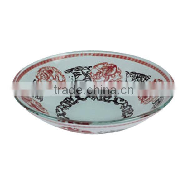 Classic design friut /candy/ ash plate/ High quality glass fruit bowl/ ashtray BHL-P24