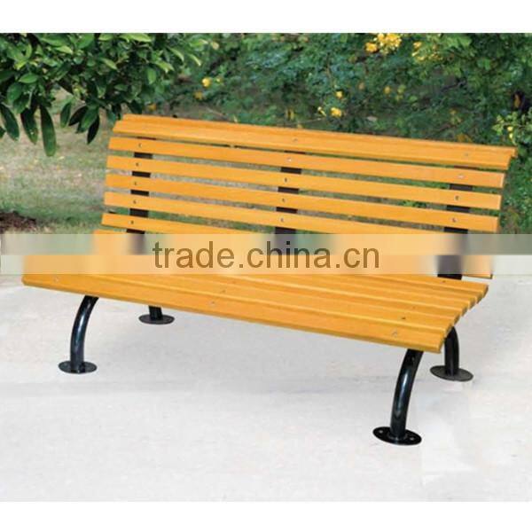 Wood Street Garden Long Bench with Backrest-HY-13