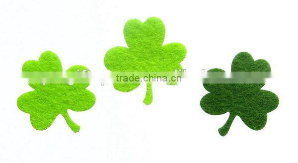 progiftspace 2017 new laser cut polyester felt artifical decoration fabric flower wholesale for wedding scrapbooking DIY