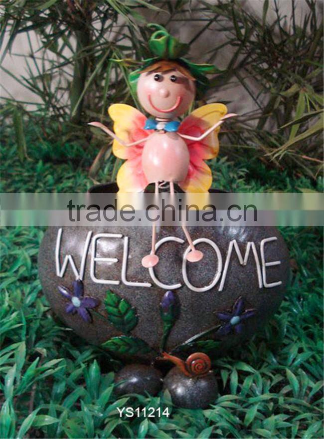 animal theme artificial plants pots Decoration Metal low factory price