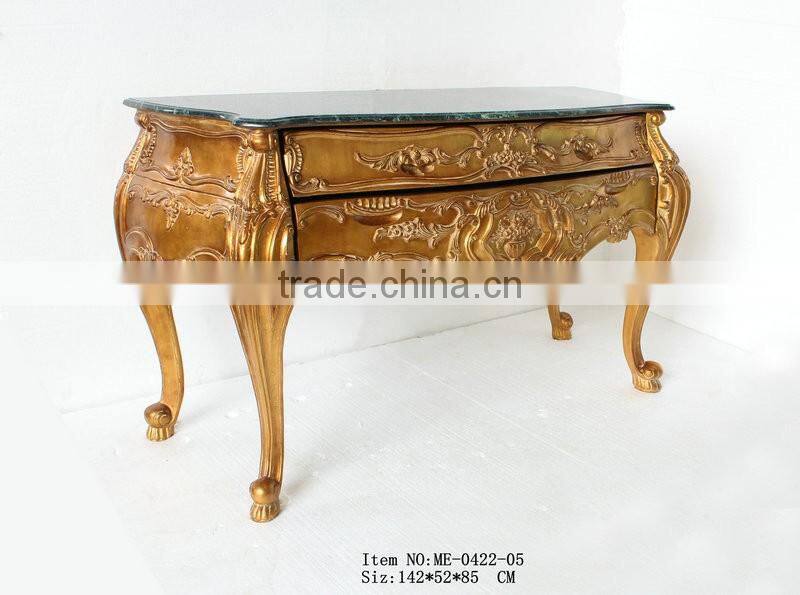 Room Decorative Furniture Marble top plexiglass console table