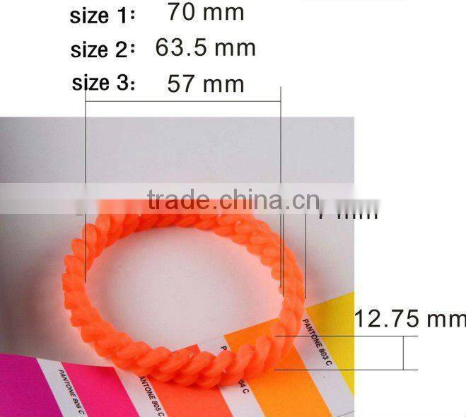 Ink Injected Bracelets silicone wristband