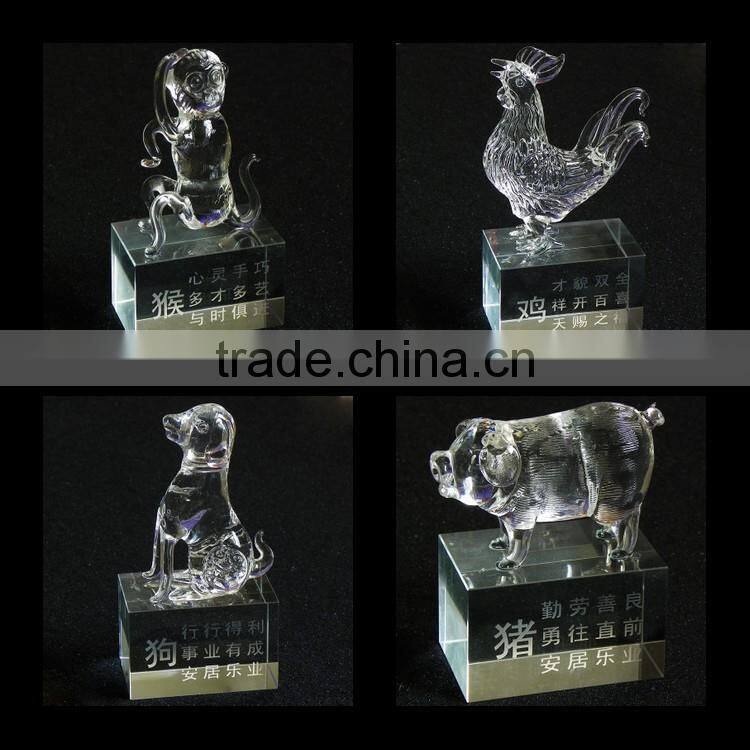 K9 crystal horse ornament for home decoration