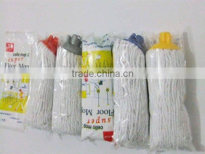 cotton mops with plastic socket