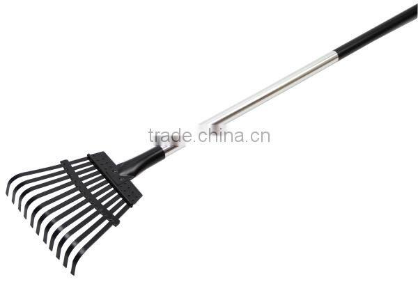 (GD-16094) 7"x11T Rake w/48"(A) or 54"(B) Aluminum handle