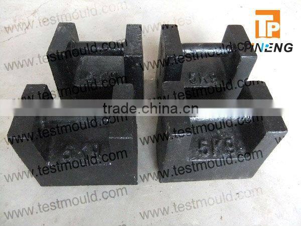 cast iron test weights 1kg~500kg with handle, calibration test weights