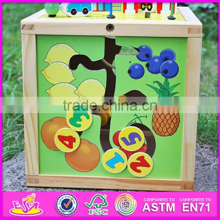 2016 Best design educational wooden toddler toys W11B127