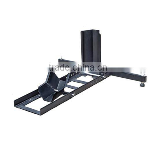 UPRIGHT MOTORCYCLE WHEEL CHOCK STAND Trailer Dirt Bike