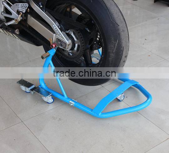 Newly Developed Movable Motorcycle Rear Wheel Padock Stand