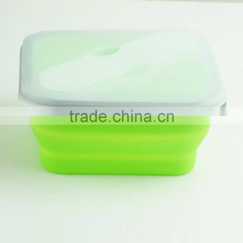 16130 Collapsible Silicone Kids Food Storage box