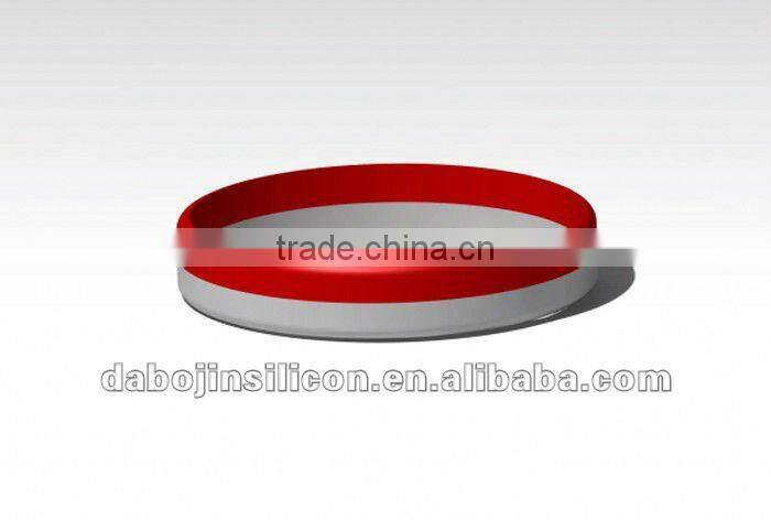 Poland flag silicone bracelet