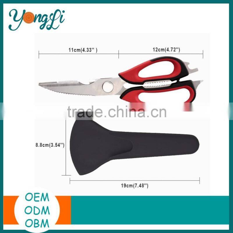 Multifunction Heavy Duty Kitchen Shears with Magnetic Holder Stainless Steel Kitchen Scissors