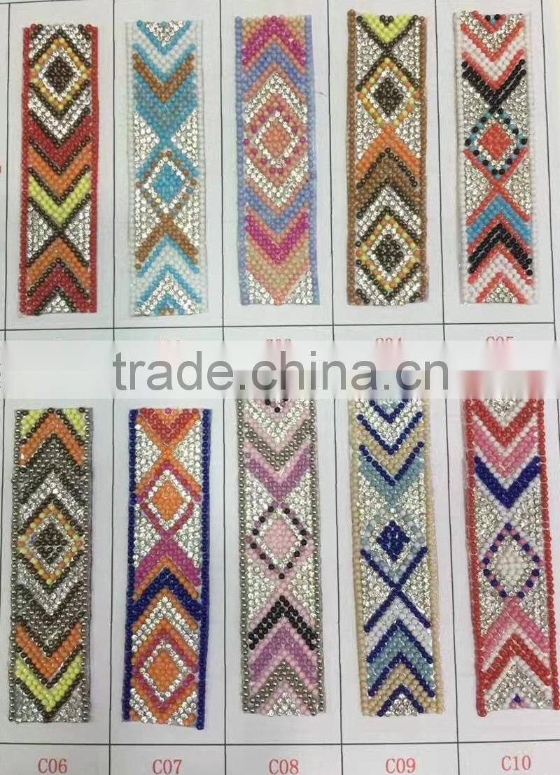 wholesale 2017 newest design and popular epoxy resin rhinestone cabochan