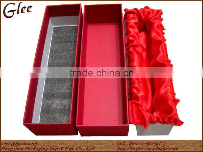 Excellent Card Board Wine Gift Box for Single Glasses