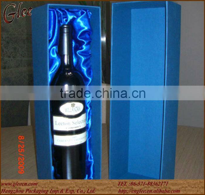 high-end cheap cardboard wine bottle box for gift