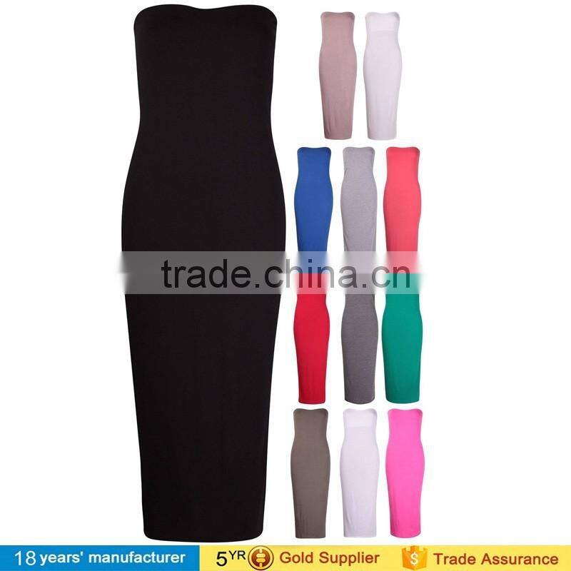 2016 Bandeau Tube Bodycon dresses sexy kim kardashian knee length celebrity dresses