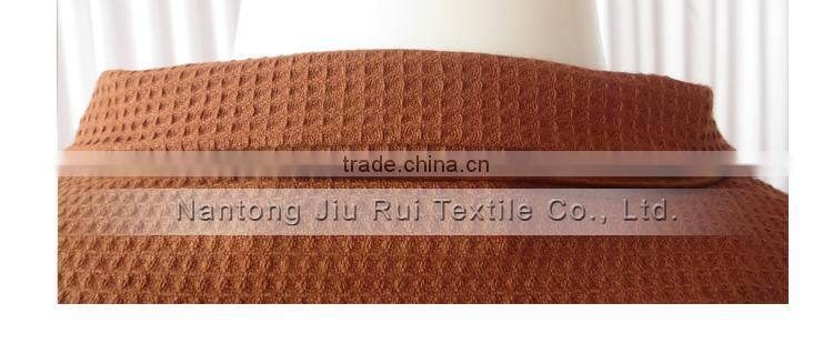 Brown Bathrobe For Women Spa Cmfortable Cotton Waffle Bathrobe Winter Warm Long Sleeve Pajamas