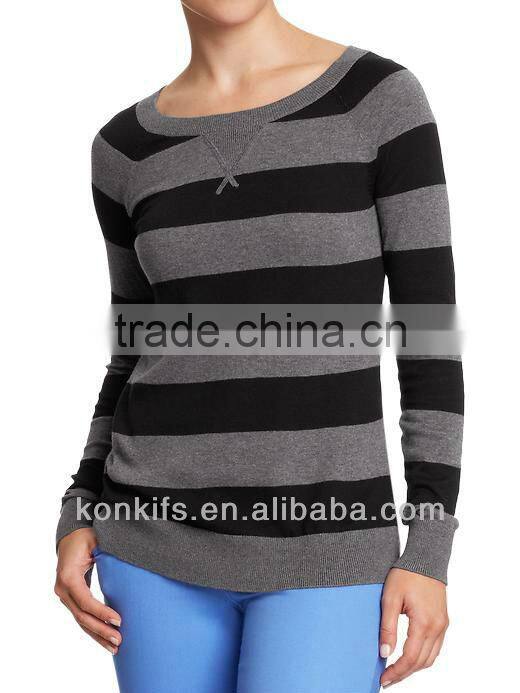 Womens Cardigan Striped Sweaters