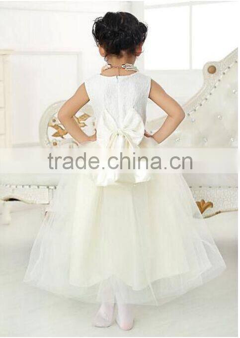 Pictures Of Latest Gowns Designs Toddler White Girls Party Dresses Butterfly Knot Girl Dresses Wedding Wholesale