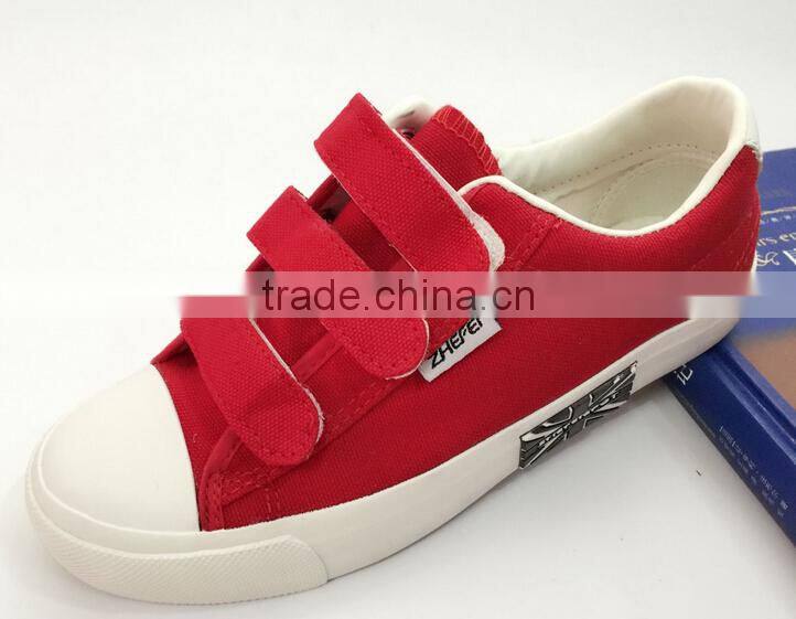 GZY Factory Guangzhou velcro cheap price canvas shoes stock