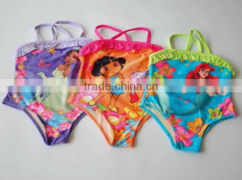 GZY2016 hot sale high quality top brand fashion children stock swimwear