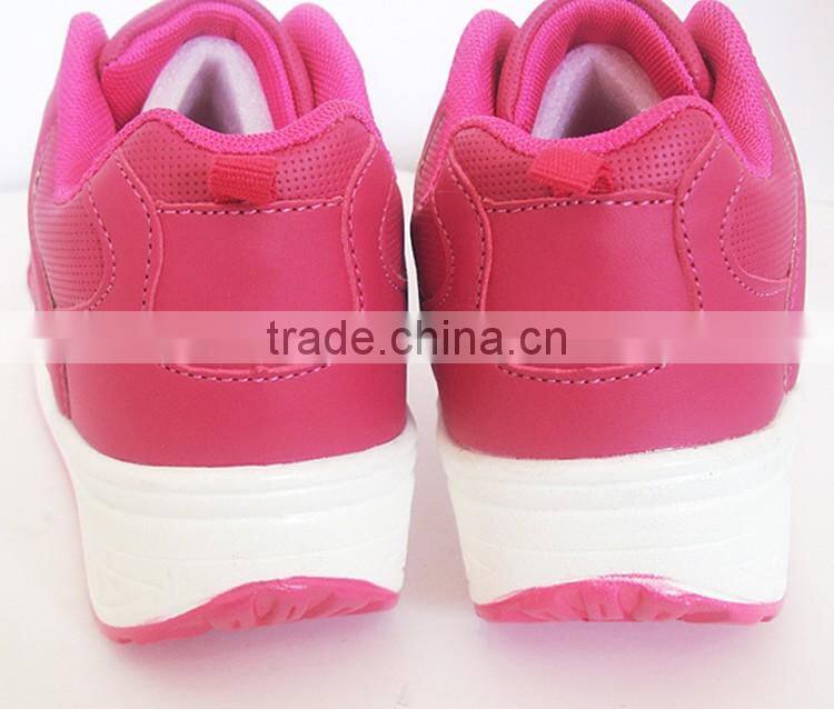 Elastic PU upper different style fashion women shoes