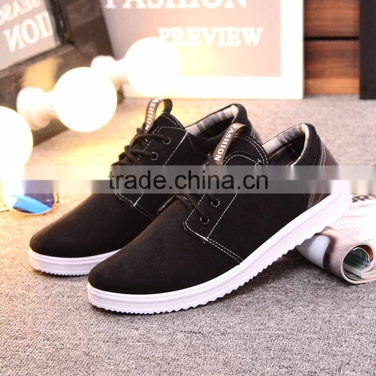 Cheap wholesale price summer breathable PU casual mens shoes