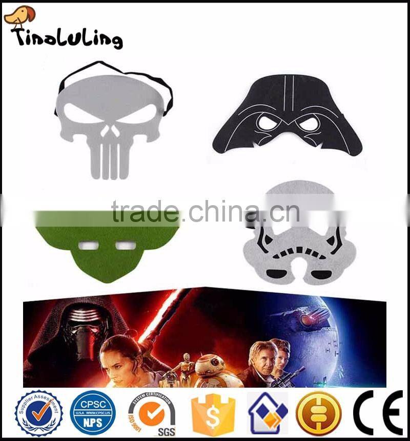 Superhero Mask White Army Elemental Eye Mask Halloween Children 's Day gift