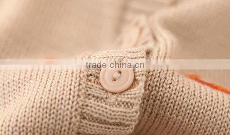 2016 Hot high quality knitted Embroidered logo sweater latest designs for girls long cardigan sweater