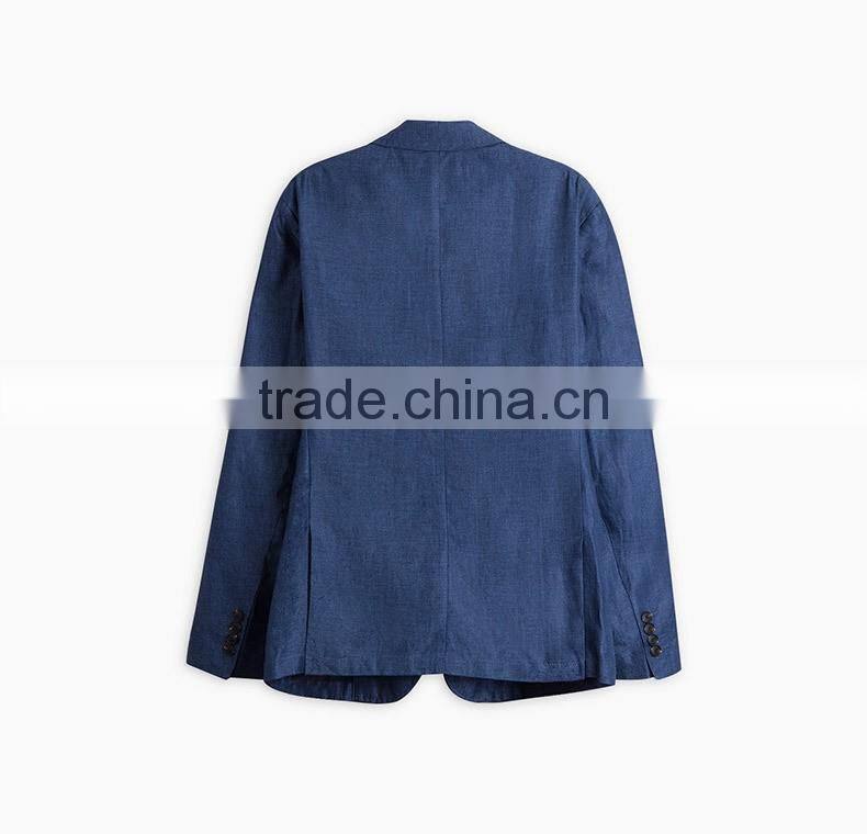China Supplier Mens Linen Fashion Suits Jacket Blazer Man Suit