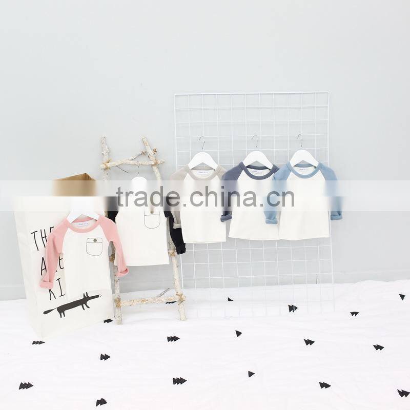 High quality fashion nova clothing kids cartoon printing shirt kids long sleeve t shirt