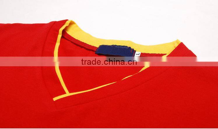 wholesale short sleeve custom polo V-neck t-shrts for summer